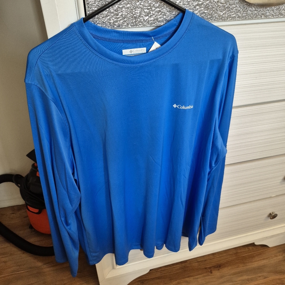 Columbia Bright Blue Performance Shirt